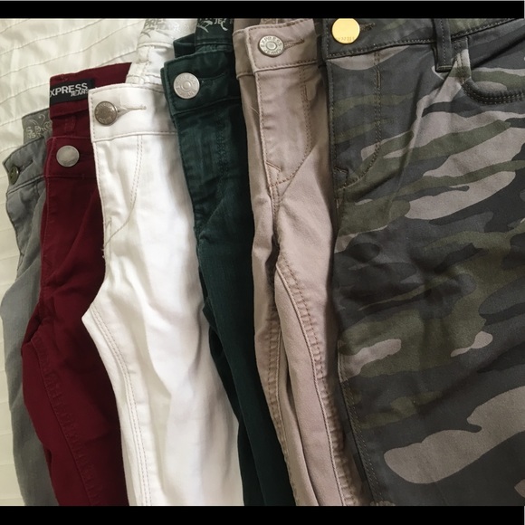 Express Skinny Jeans (5 pair bundle - no camo) - Picture 2 of 3